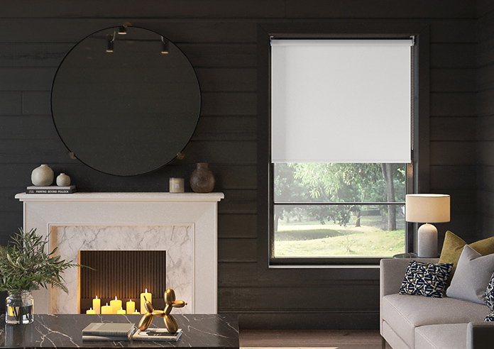 Toulouse (Blackout), Textured Grey - Roller Blind - Image 3